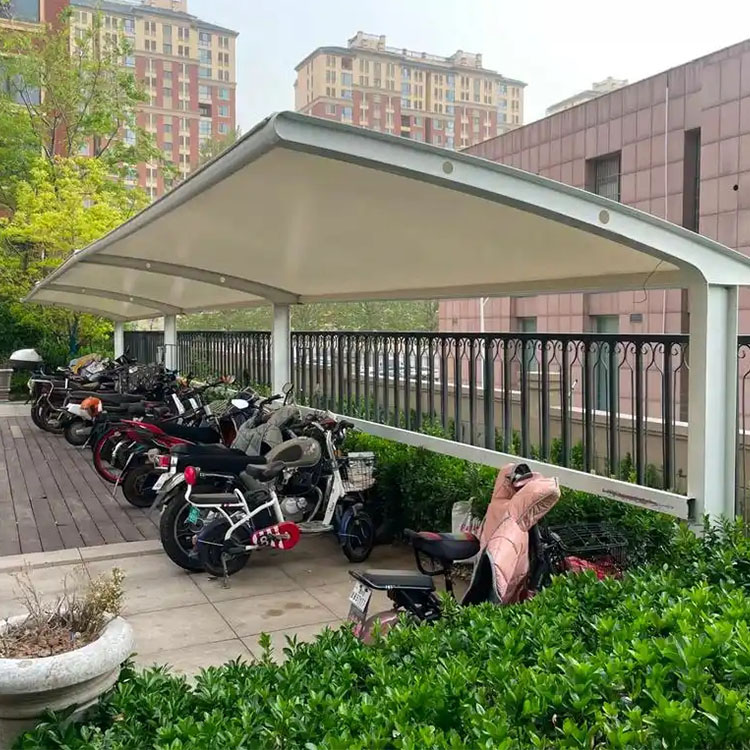 安康膜结构电动车棚